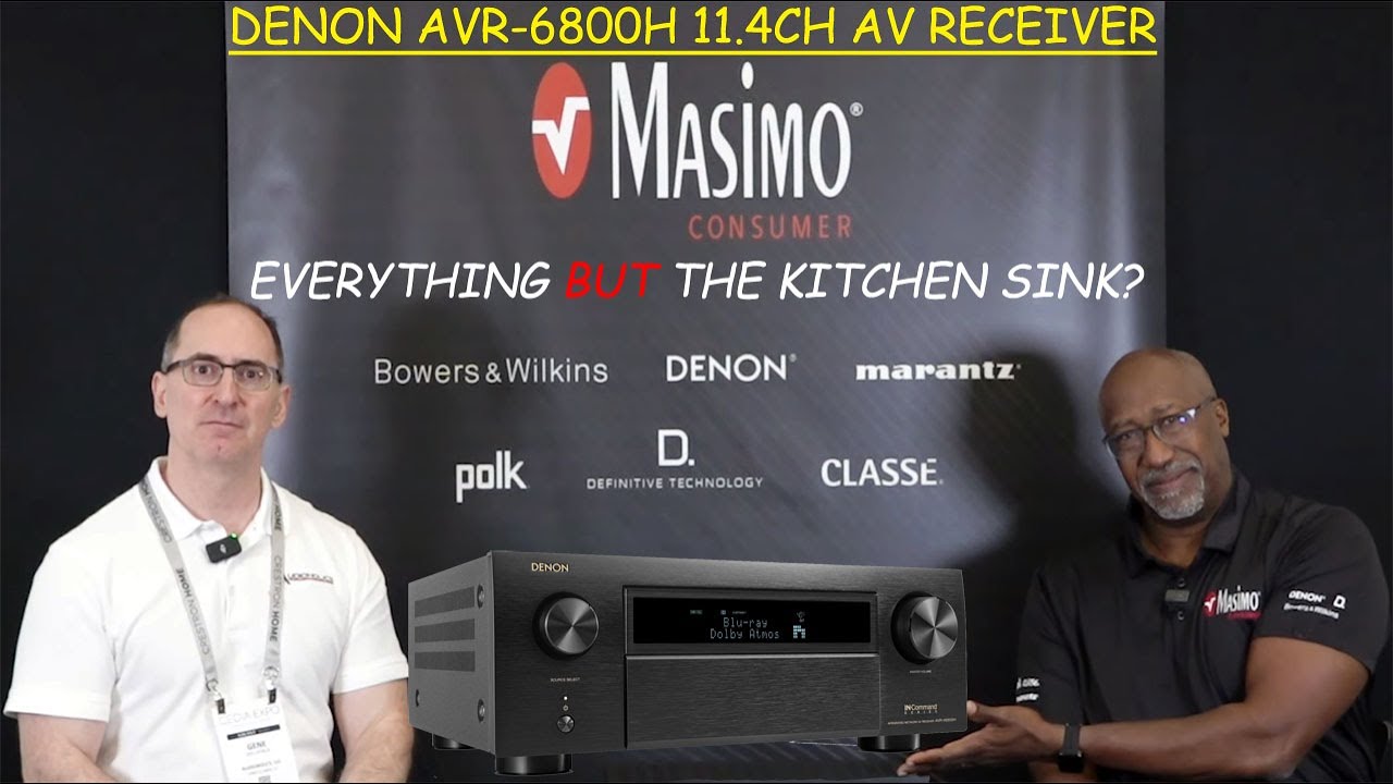 Denon AVR-X6800H 11.4CH Best in Class AV Receiver?!?