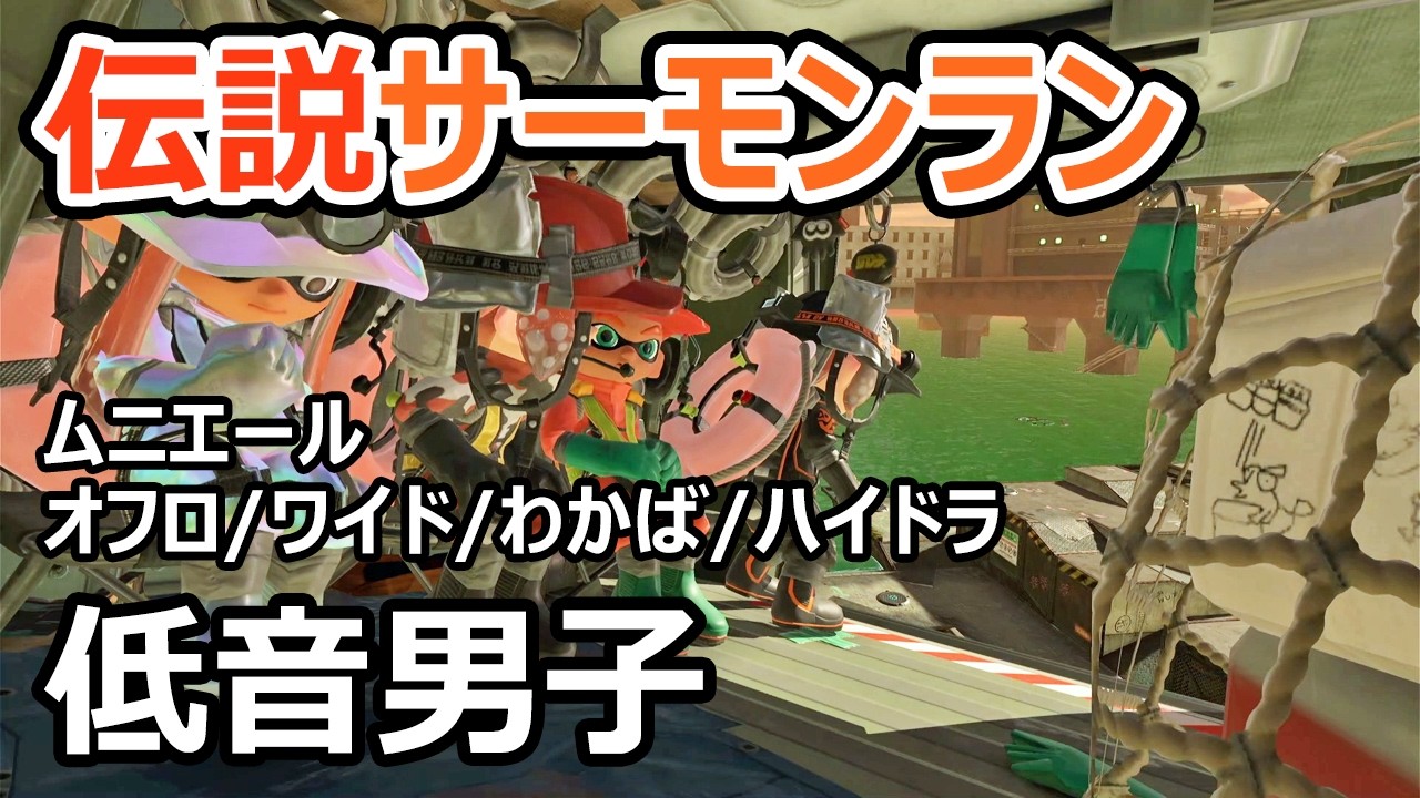 【サーモンランNW】ハイドラ様のためにワイドとわかばで塗りまくります【スプラトゥーン3】