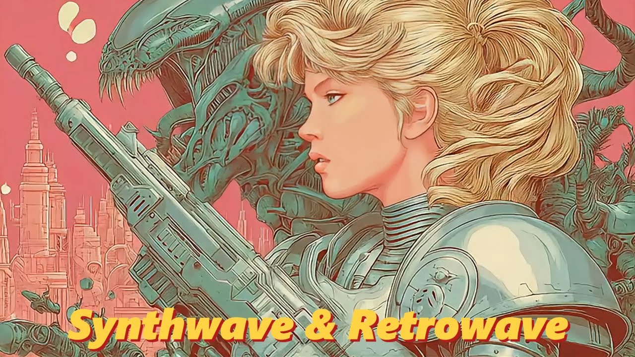 Synthwave Retrowave Mix 2025 | Neon Valkyrie | No Vocals Night Drive &middot; Study &middot; Work