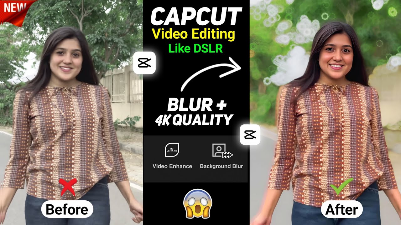 video background blur kaise kare DSLR Effect | background blur video editing | capcut video editing