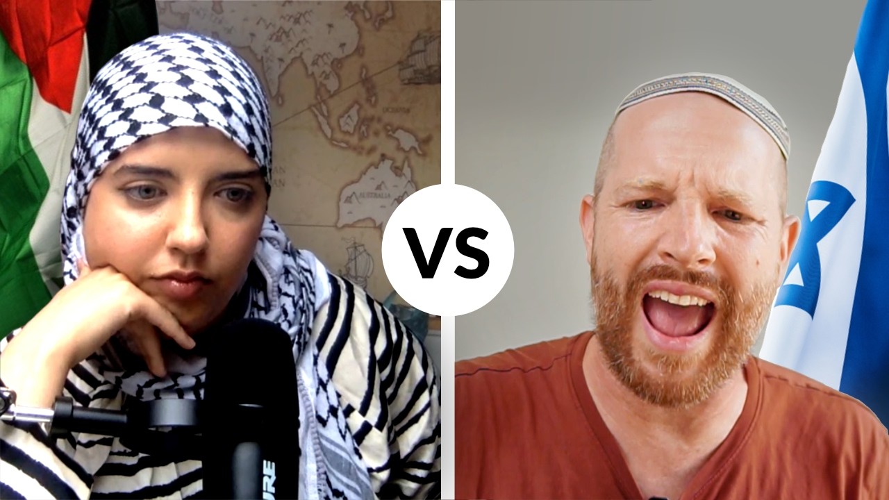 Zionist loses it in explosive Gaza debate | Joseph Cohen vs Zoubida el-Arabia