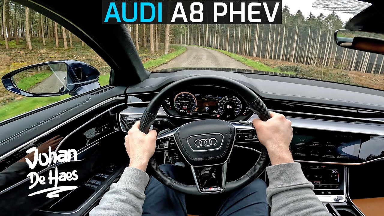 2023 AUDI A8 60 TFSI e QUATTRO PHEV 462 HP POV TEST DRIVE