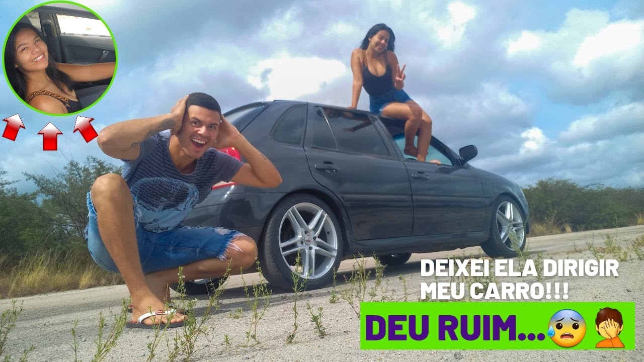 Deixei minha namorada dirigir meu carro rebaixado (Deu ruim 😬...)