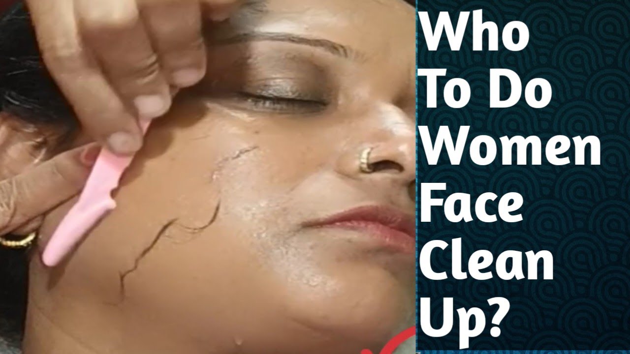 How To Do Women Face Clean Up? !! Unwanted Hair Shaving  @SwapnasLife28