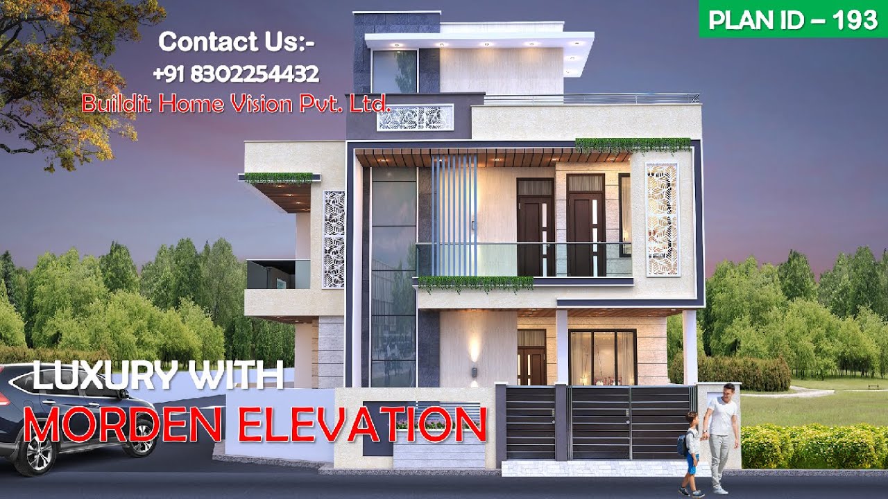 5 बैडरूम वाला शानदार बंगलो का नक्शा l village house plan l Tepper house plan @BUILDITHOME