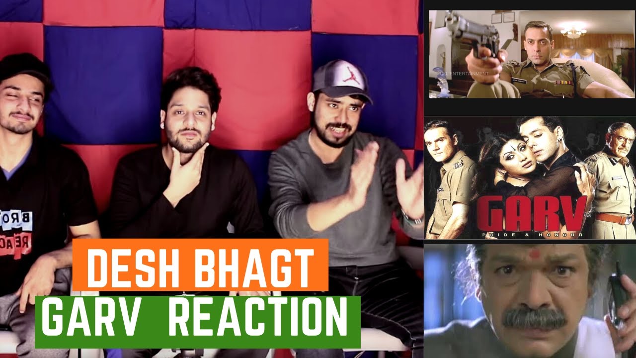 Pakistani Reaction on Indian Movie  Garv | ACP Salman Khan kicks the CM Garv