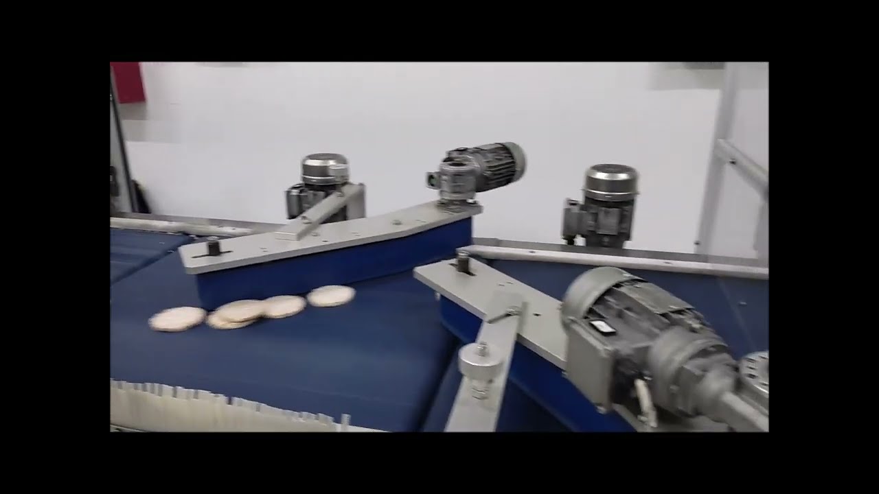 Caricamento e confezionamento gallette di riso flat