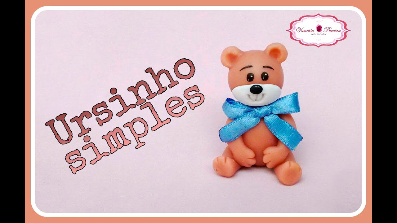 URSINHO EM BISCUIT (1ª aula para iniciantes)