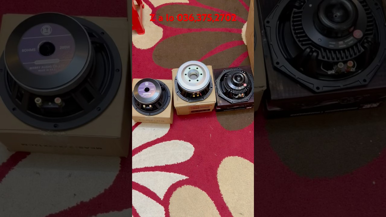 Xả kho 3 mẫu loa bass 20 merry, nr, hiwell, giá siêu rẻ 