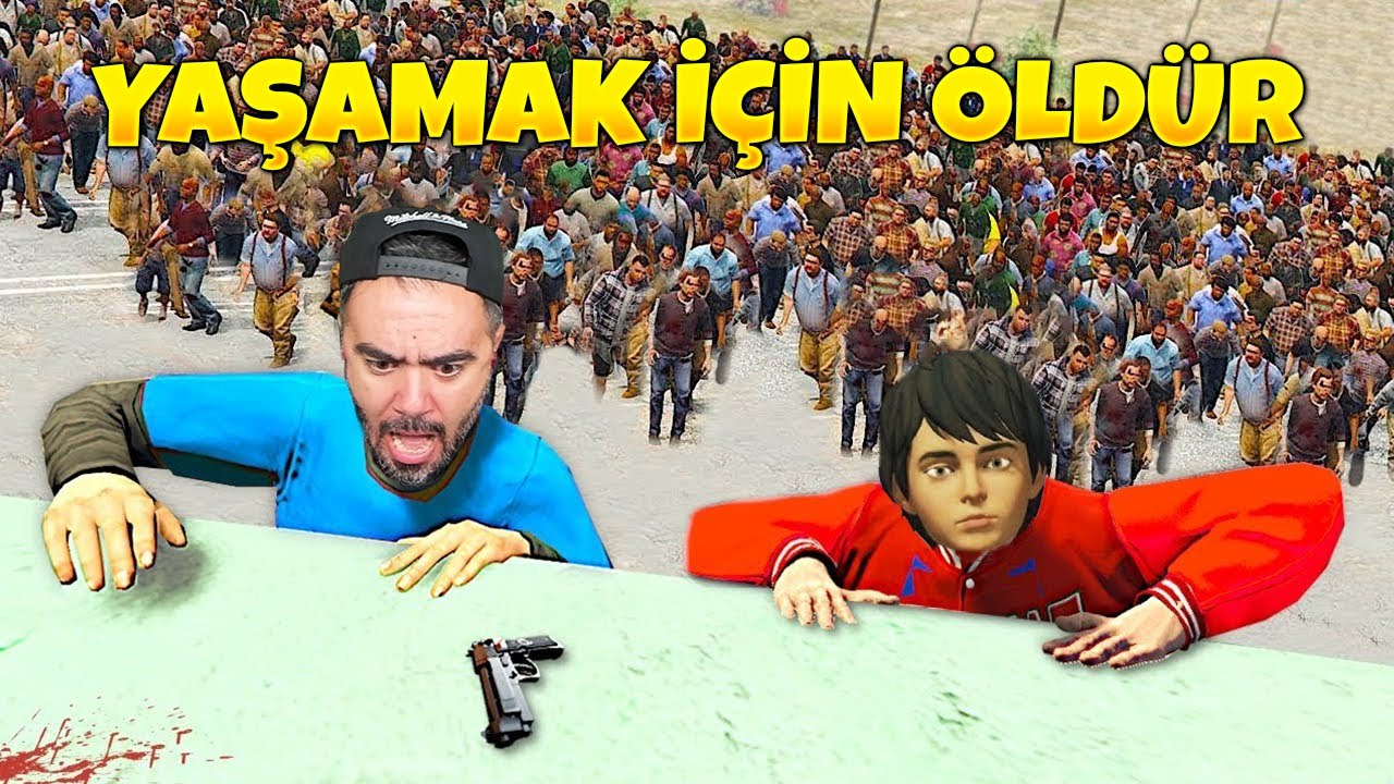 KARDEŞIM ILE BÜTÜN ZOMBILERDEN KAÇTIK YAŞAMAK IÇIN ÖLDÜR - GTA 5 MODS