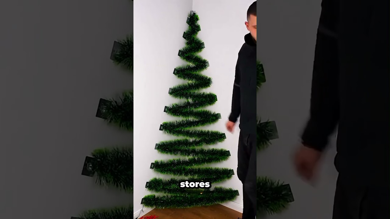 Amazing DIY Christmas Wall Tree Anyone Can Do