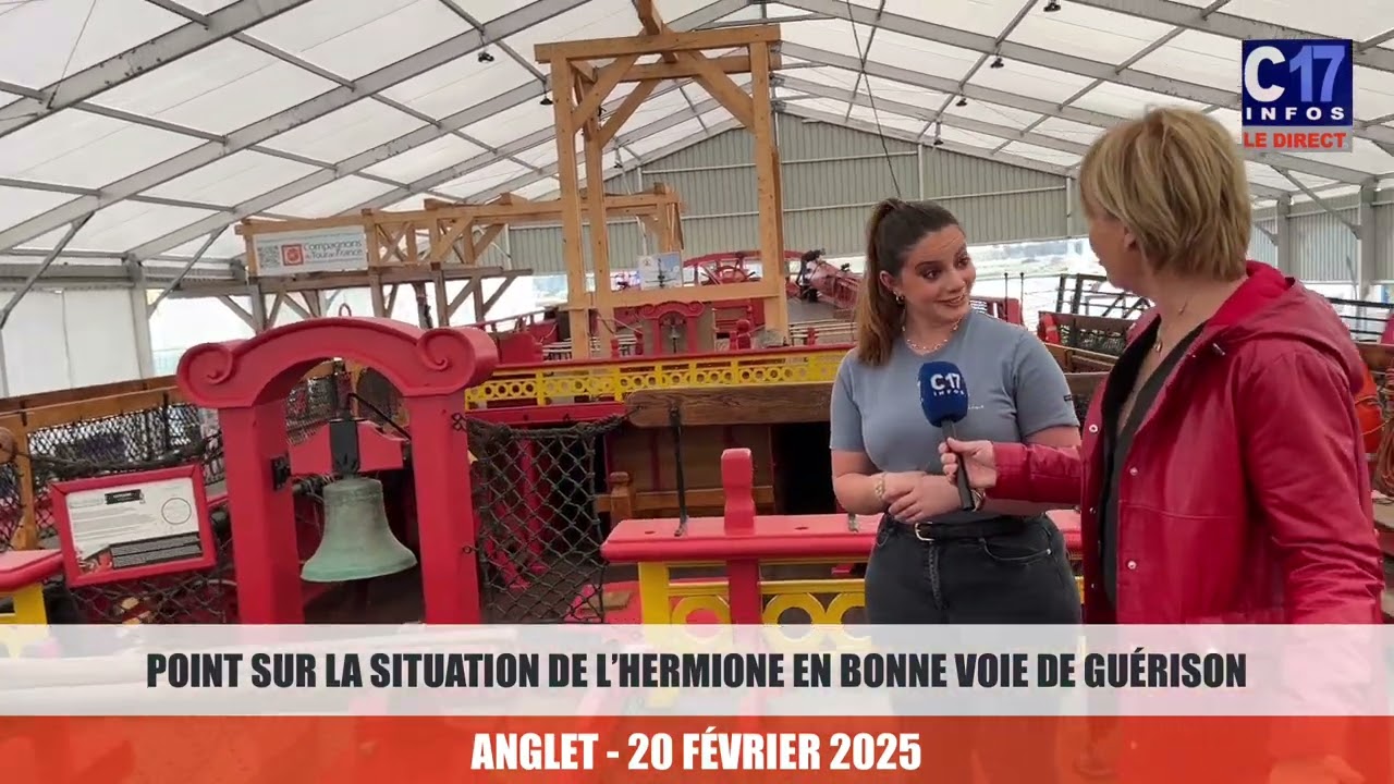 L’HERMIONE en bonne voie de guérison