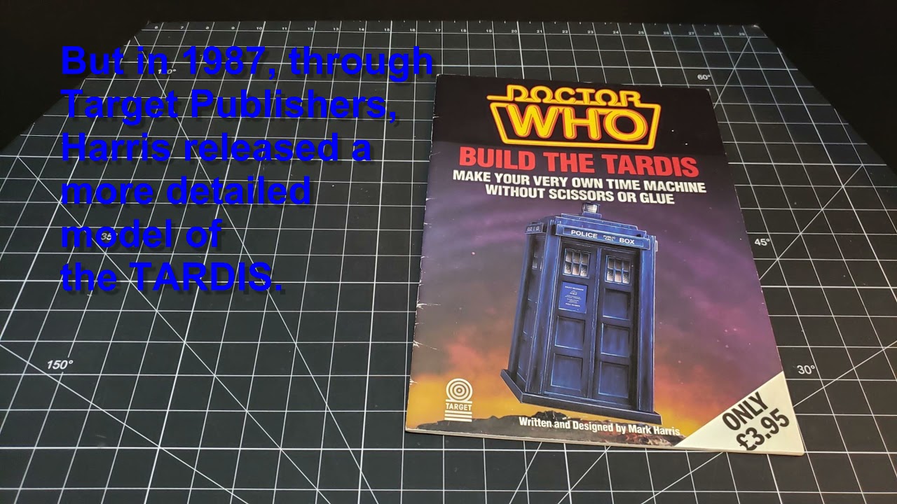 Doctor Who Build the TARDIS Punch-Out Book Paper Craft Kit