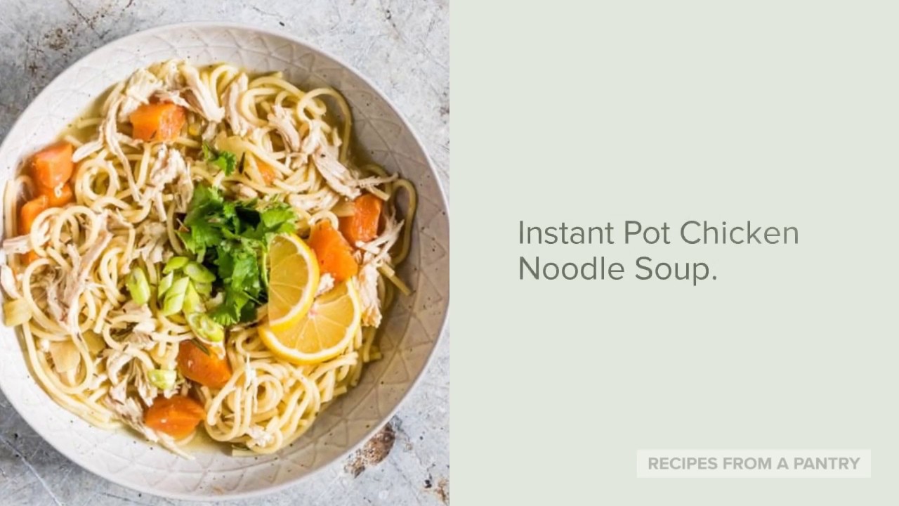 Instant Pot Chicken Noodle Soup