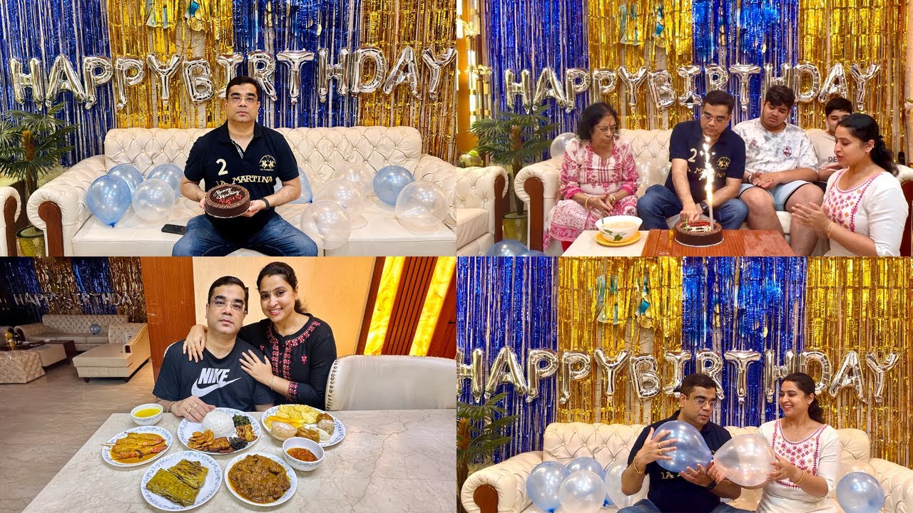 Birthday Celebration Of Rajiv🎉 || My Husband's Birthday Celebration❤️