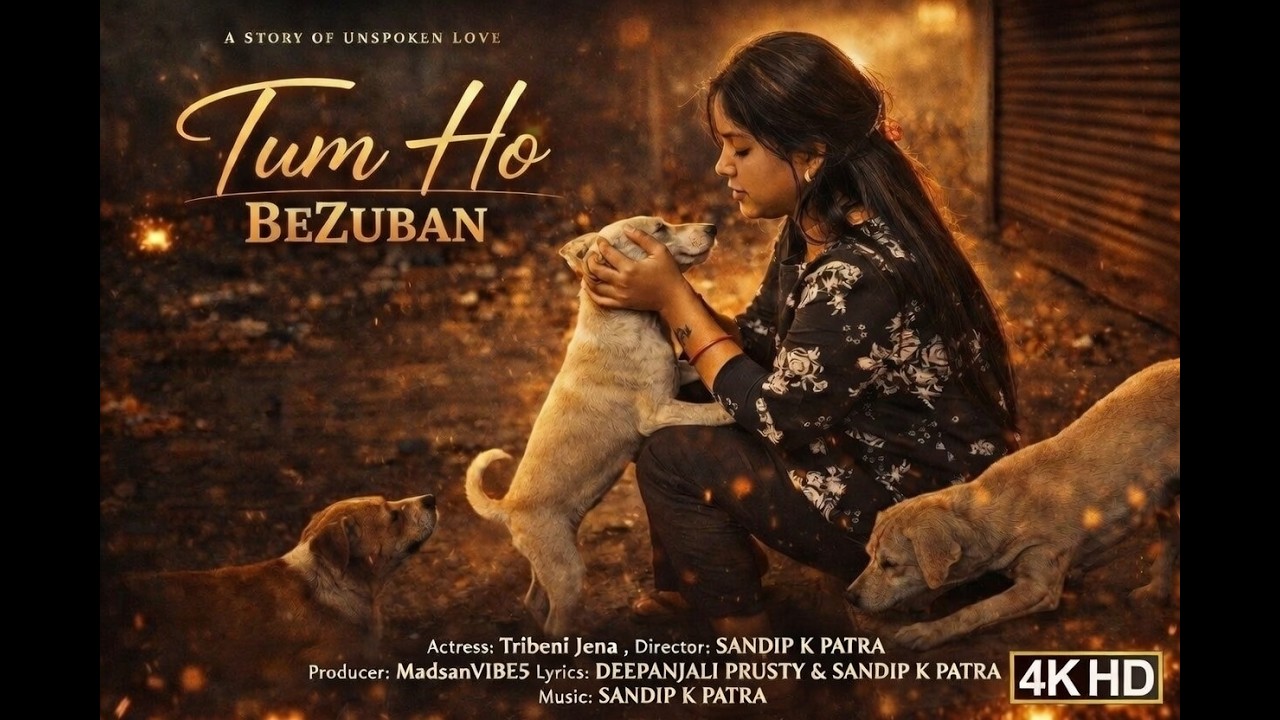 Tum Ho BeZuban | A Story of Unspoken Love 🐾| Tribeni Jena | Sandip K Patra | Street Dogs Music