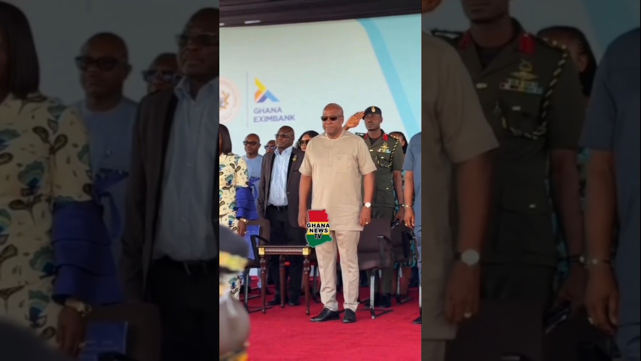 President Mahama Arrives at the Ghana Agro Tech 2026