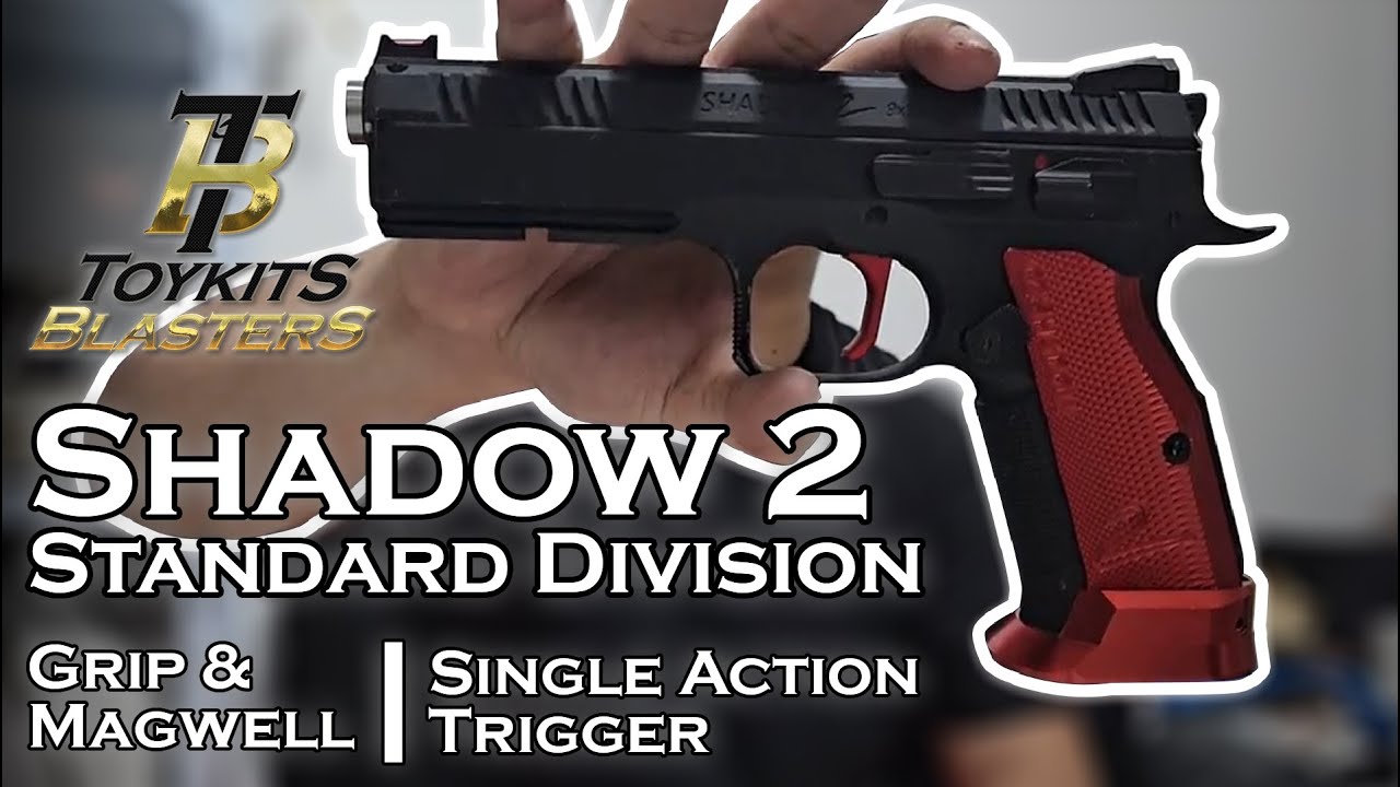 KJ Works CZ Shadow 2 Airsoft Blaster Pistol in Standard Division??? Grip & Magwell