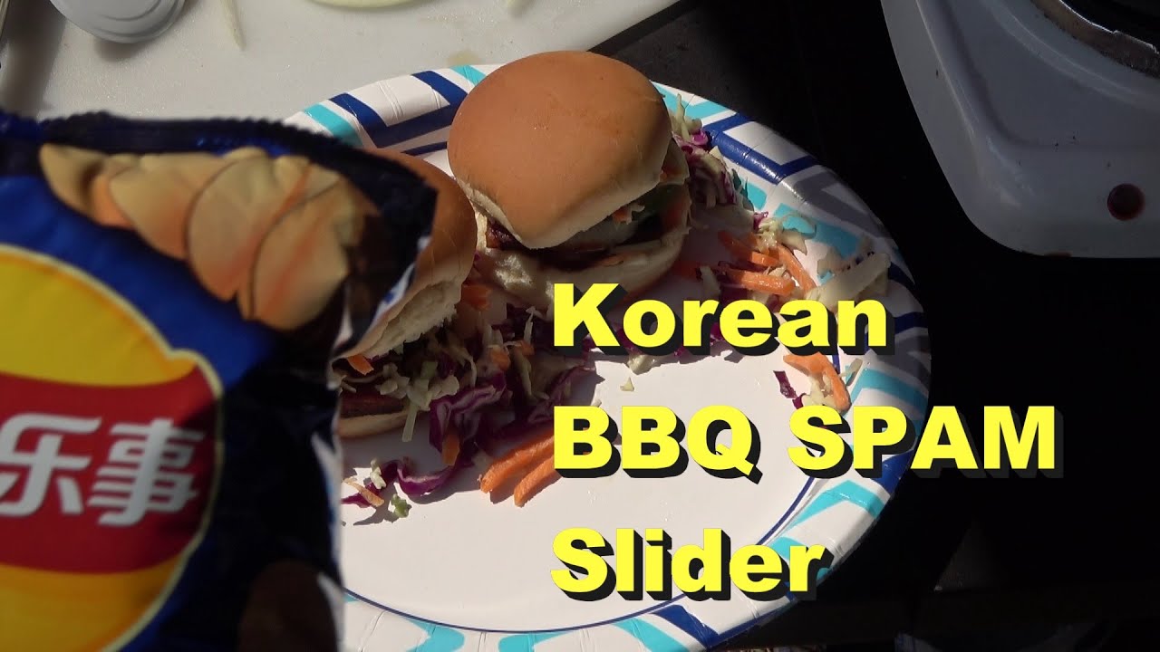 SPAMtember Korean BBQ SPAM Slider