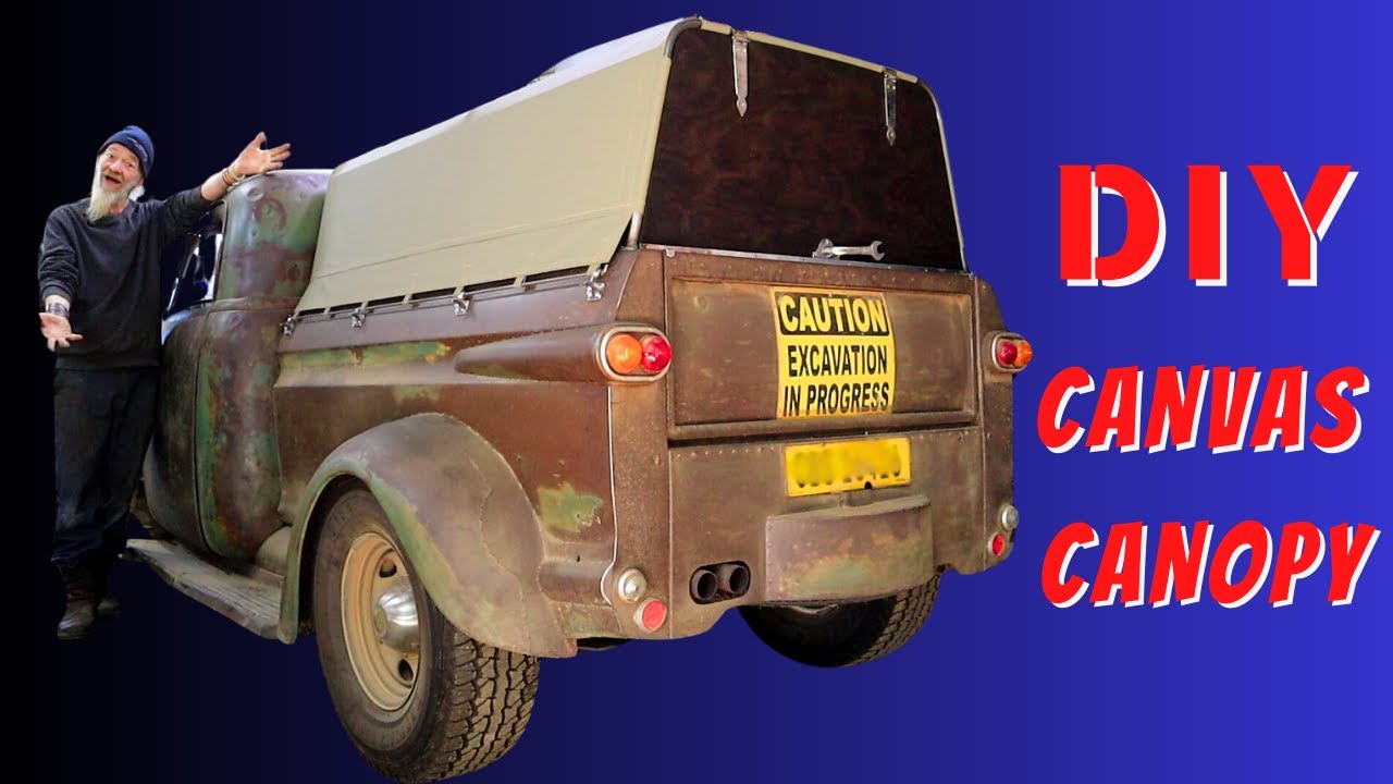 Making a Canvas Truck Canopy from Scratch.