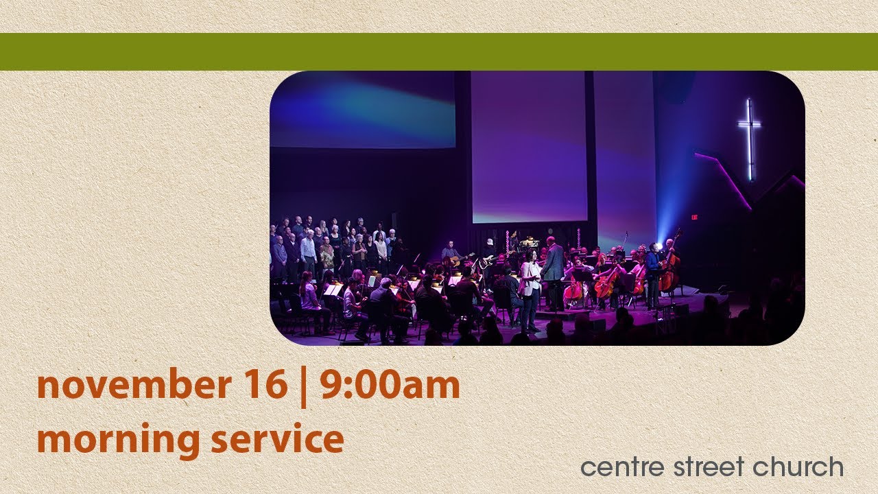 Sunday 9am | Centre Street Church | LIVE