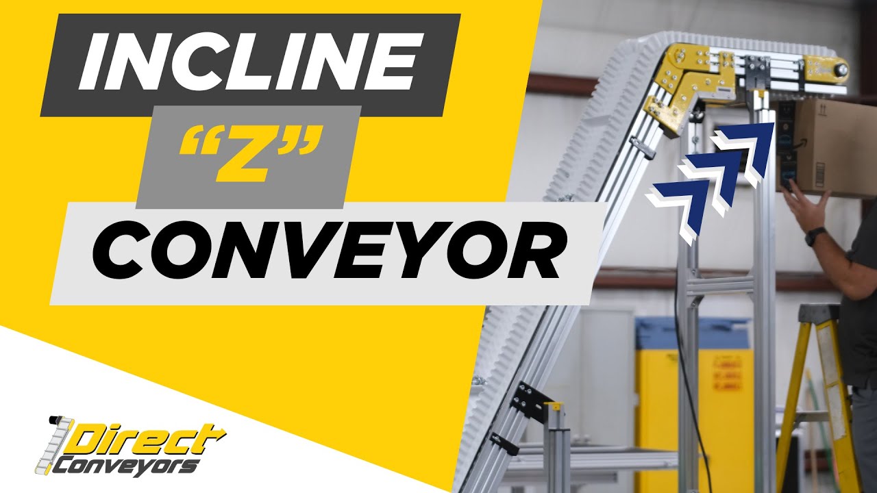Incline “Z” Conveyor | Space-Saving Design for Efficient Material Handling