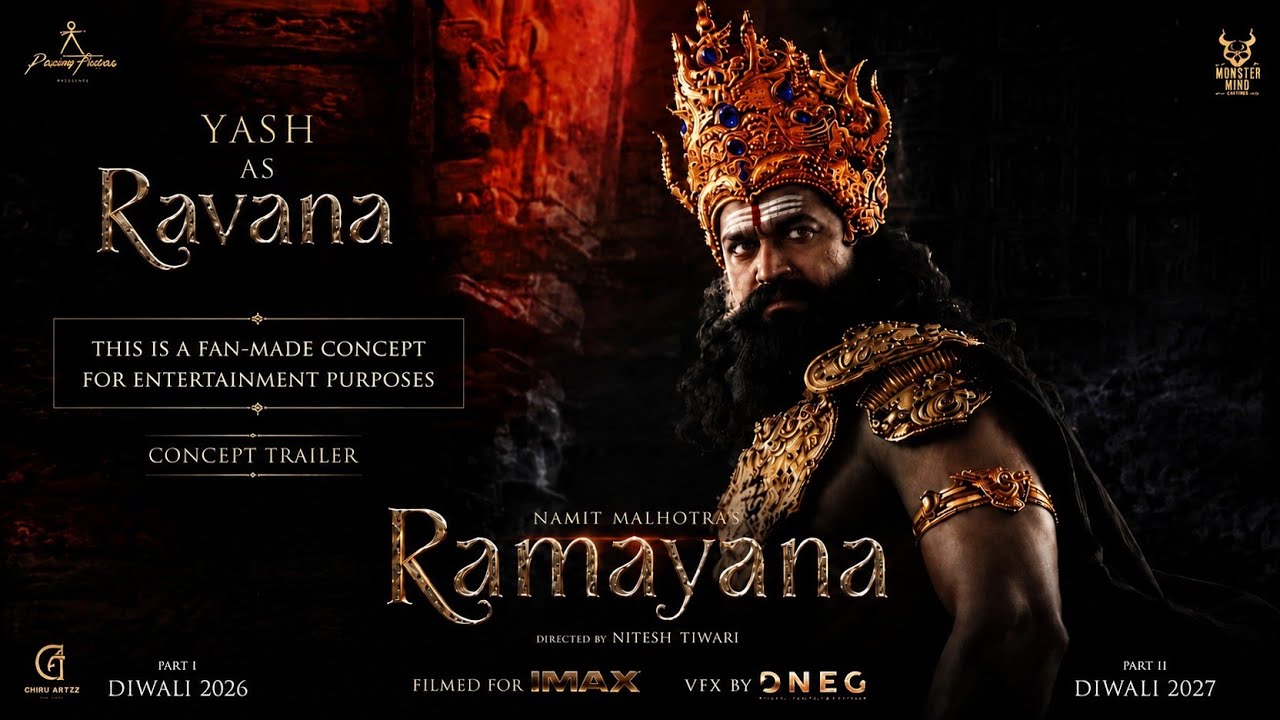 Ramayana - Trailer | Yash As Rawana | Ranbir Kapoor | Nitesh Tiwari | Ai Concept Trailer