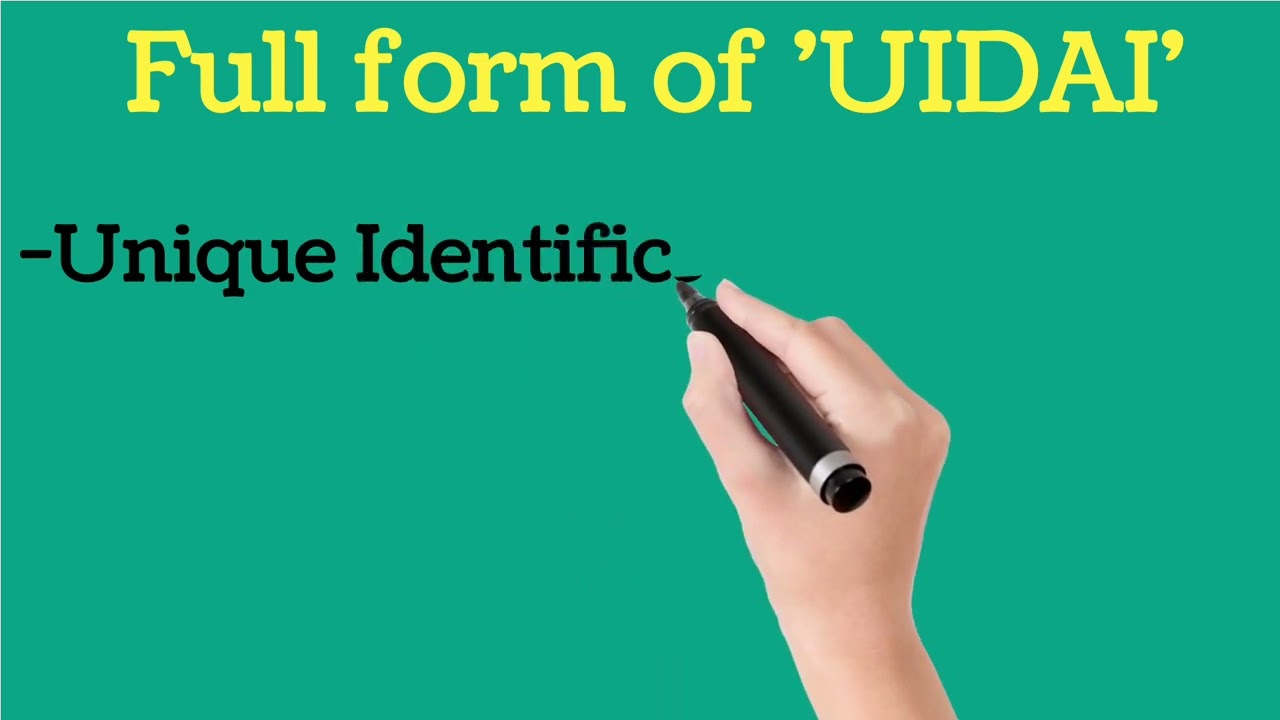 UIDAI का Full Form क्या होता है_ Full Form of UIDAI_ UIDAI ka full name_UIDAI full form @Livesikho1