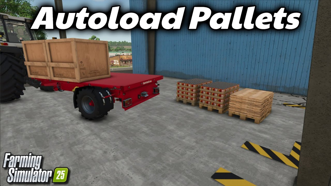 Autoload Pallets - FS25 Mod (Crossplay)