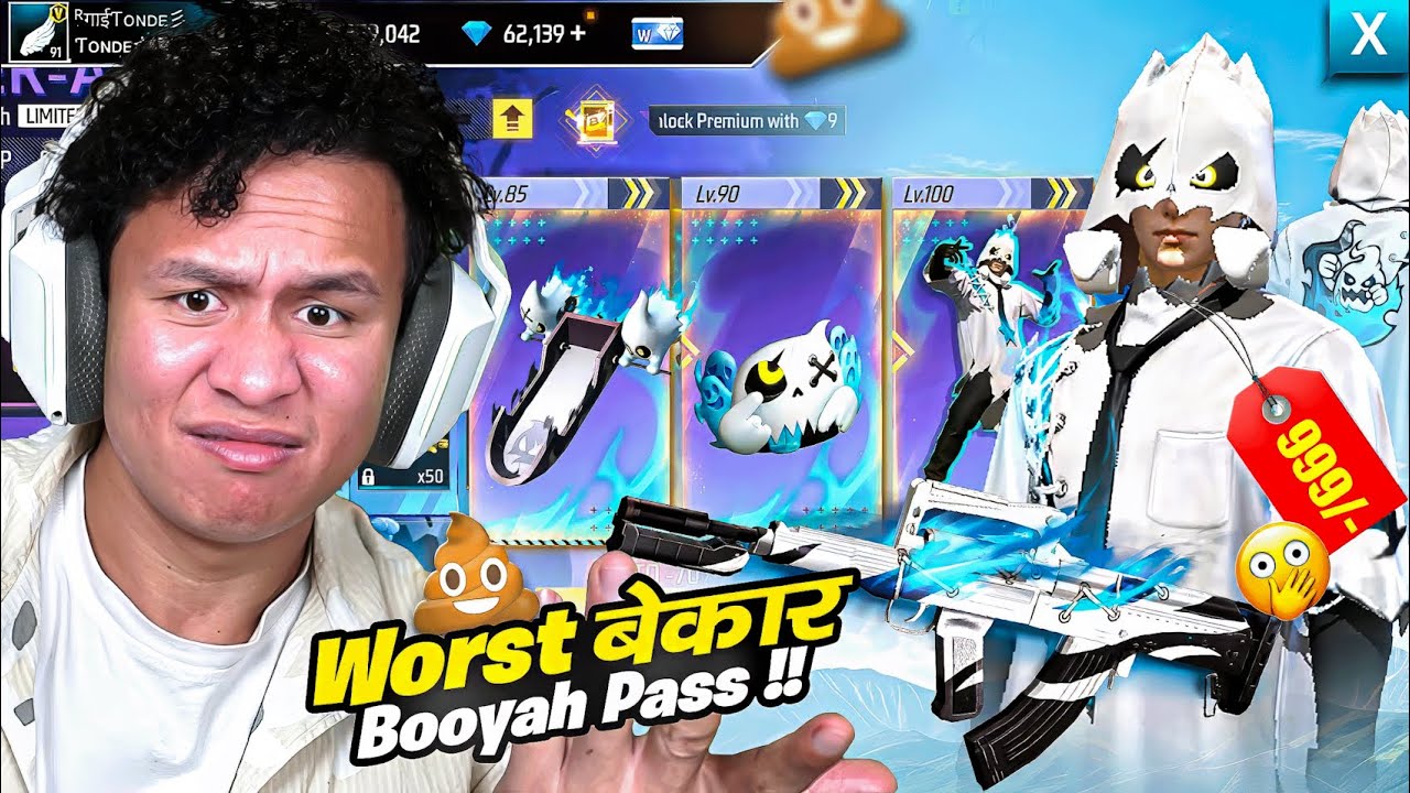 बेकार Very Bad Booyah Pass of the Year 🤐 Top 1 Badges - Tonde Gamer
