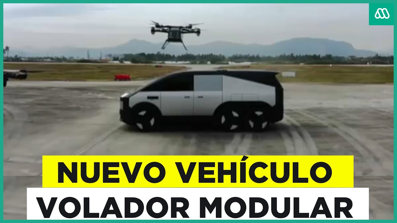Auto volador modular: Veh&iacute;culo se despliega desde una &ldquo;nave nodriza&rdquo;