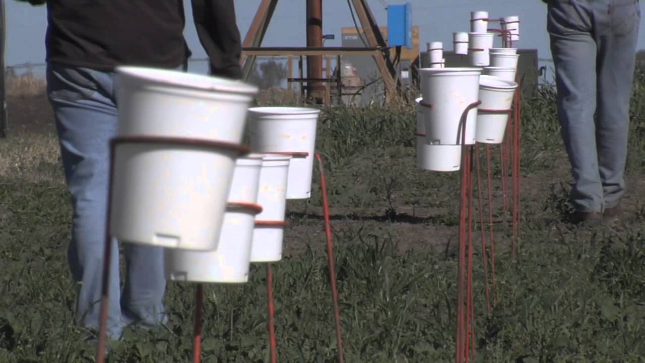 Checking the Uniformity of the Sprinklers on a Center Pivot: 