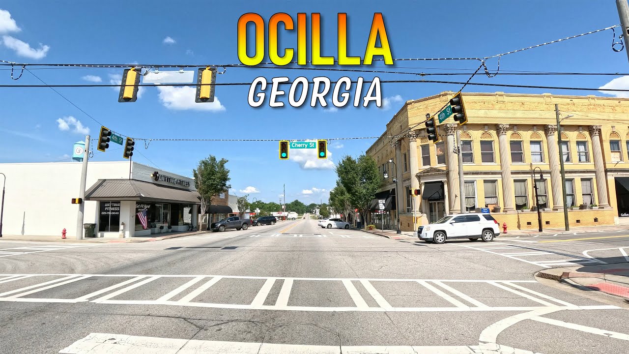 Ocilla Georgia Driving Through