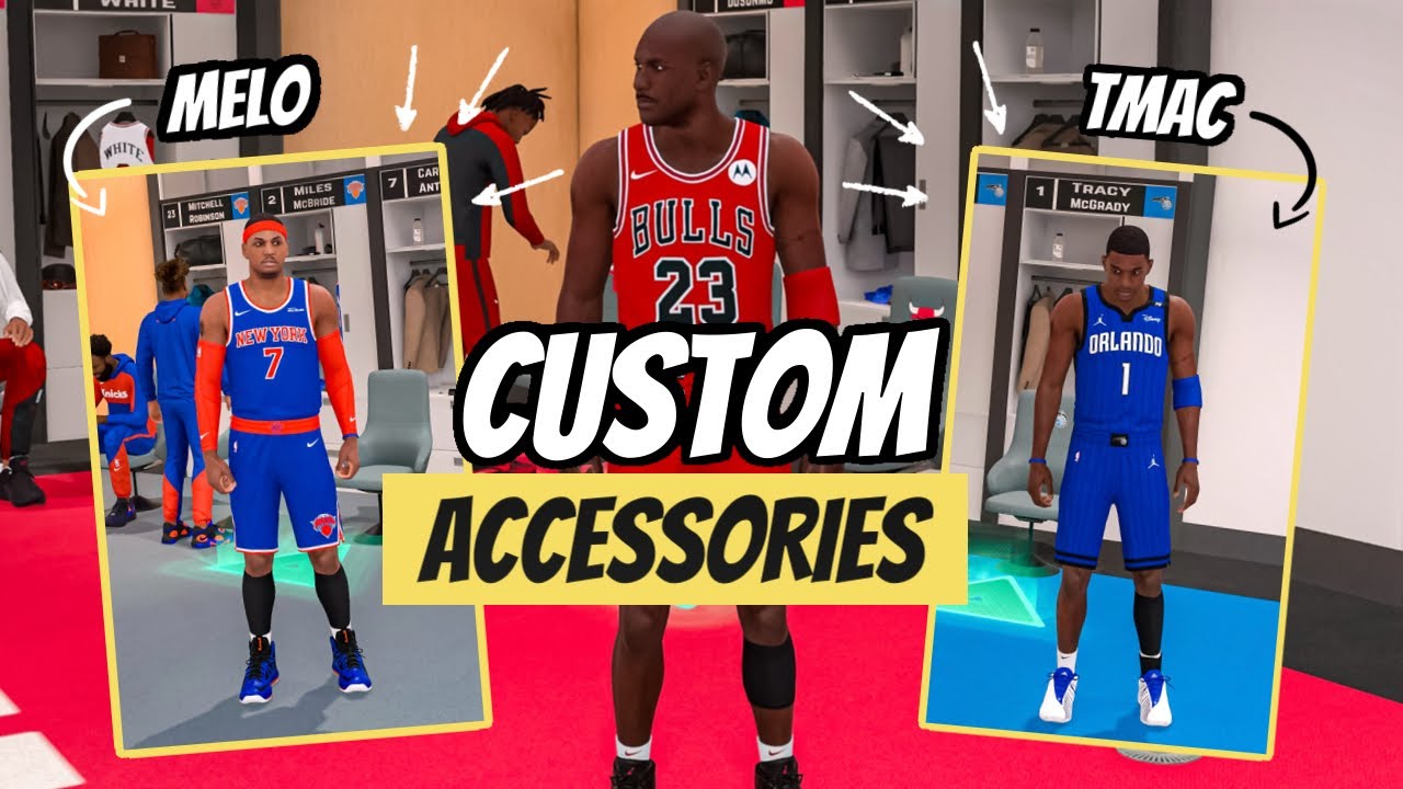 NBA2K25 CUSTOM MyPlayer Accessory Colors