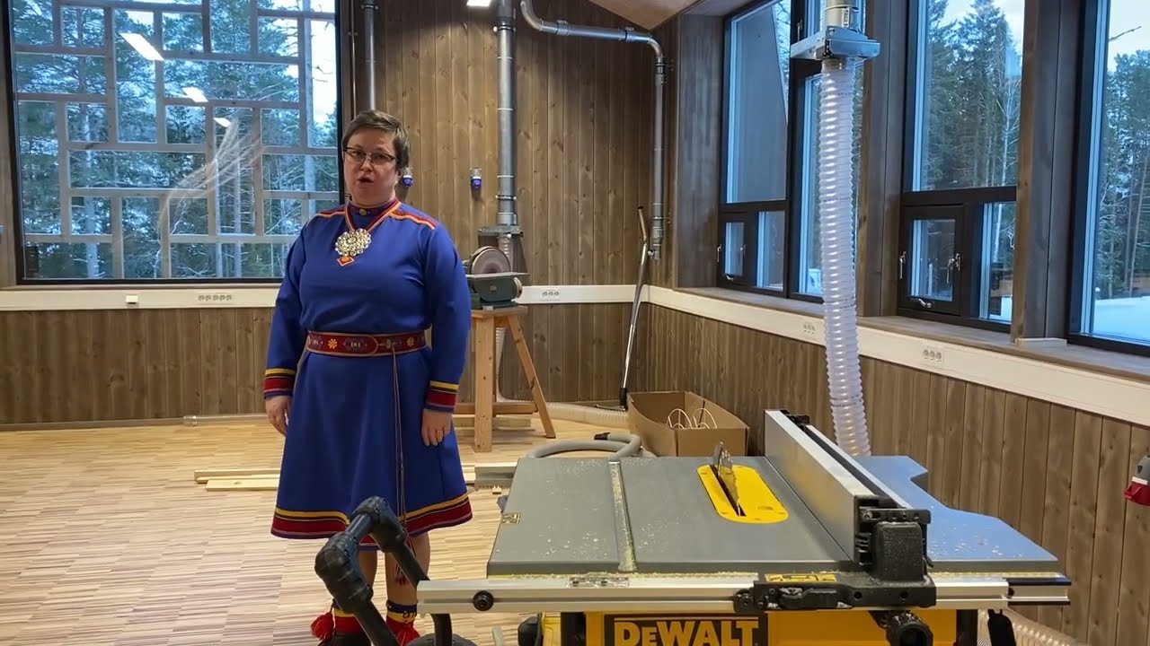 Omvisning på nye Saemien Sijte 6. februar 2022