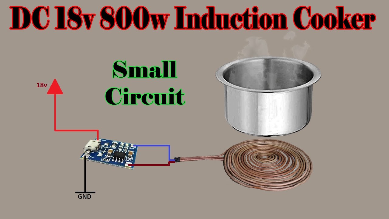 how to make 180w induction cooker at home
