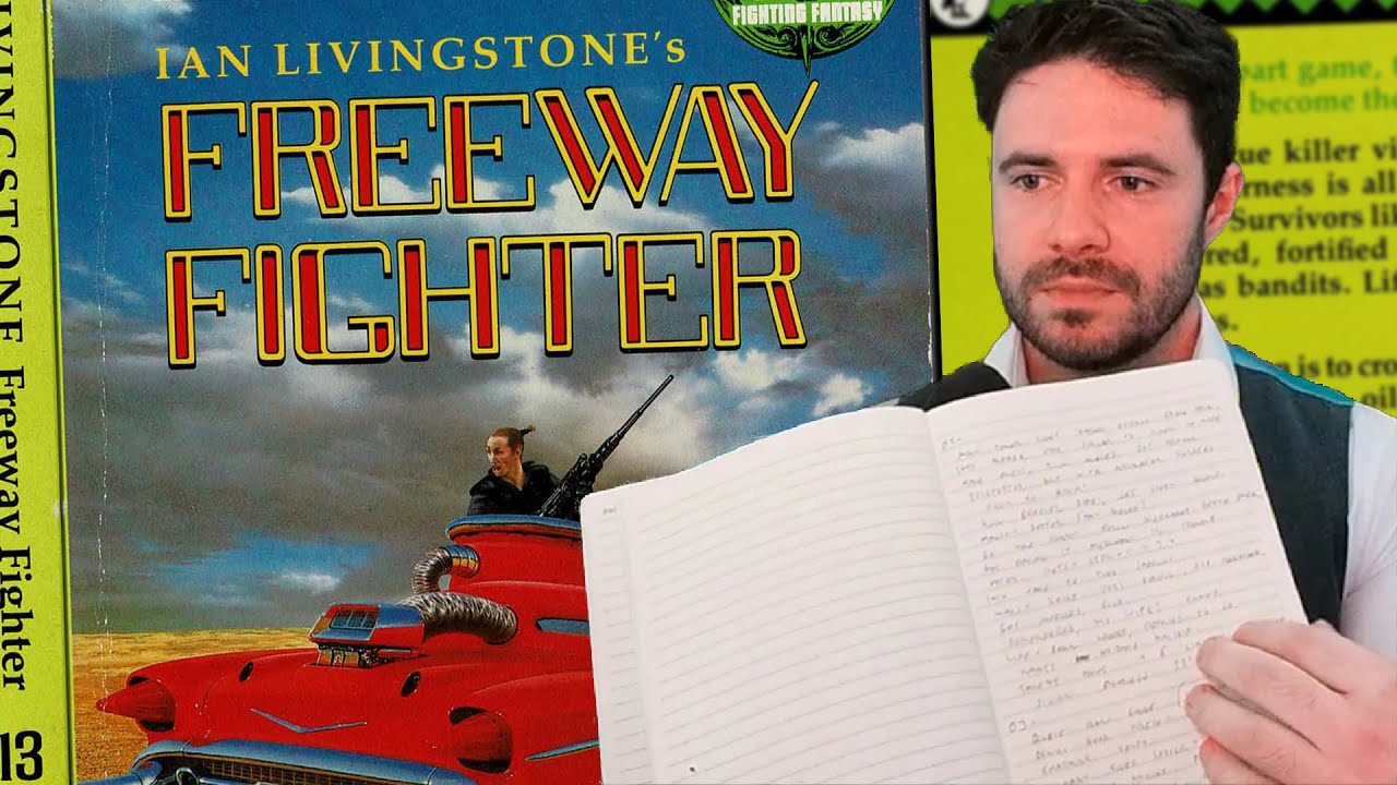 Josh Strife Hayes Plays 'Freeway Fighter' - Fighting Fantasy Adventure Book