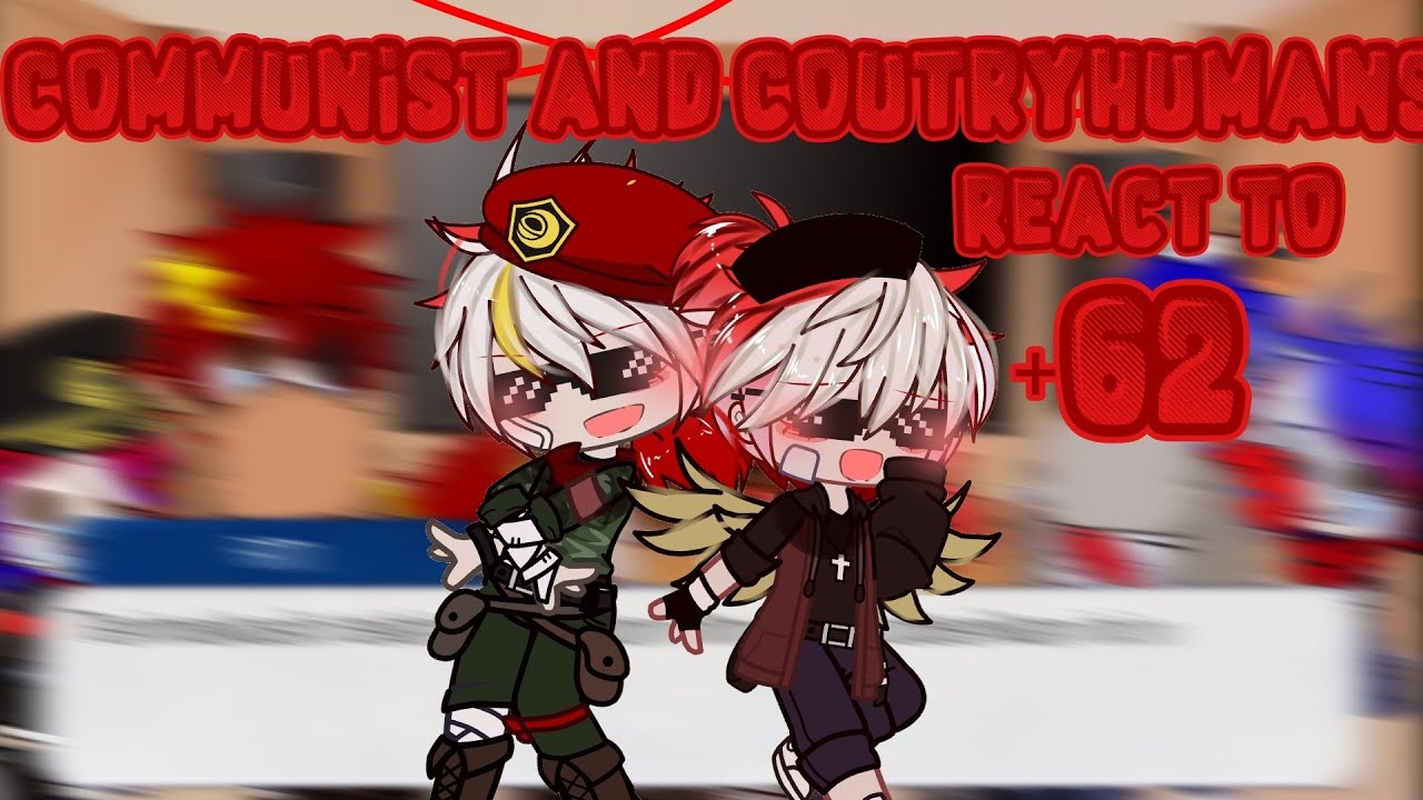🇮🇩communist and Coutryhumans react to +62🇮🇩{Gacha Club Indonesia}