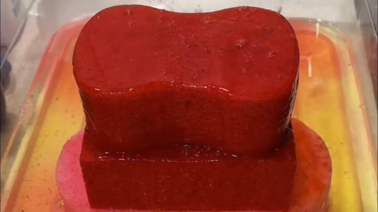 Sponge Squeezing ASMR Compilation | Fake Rinse Sponge | Soapy Sponge Squeezing 