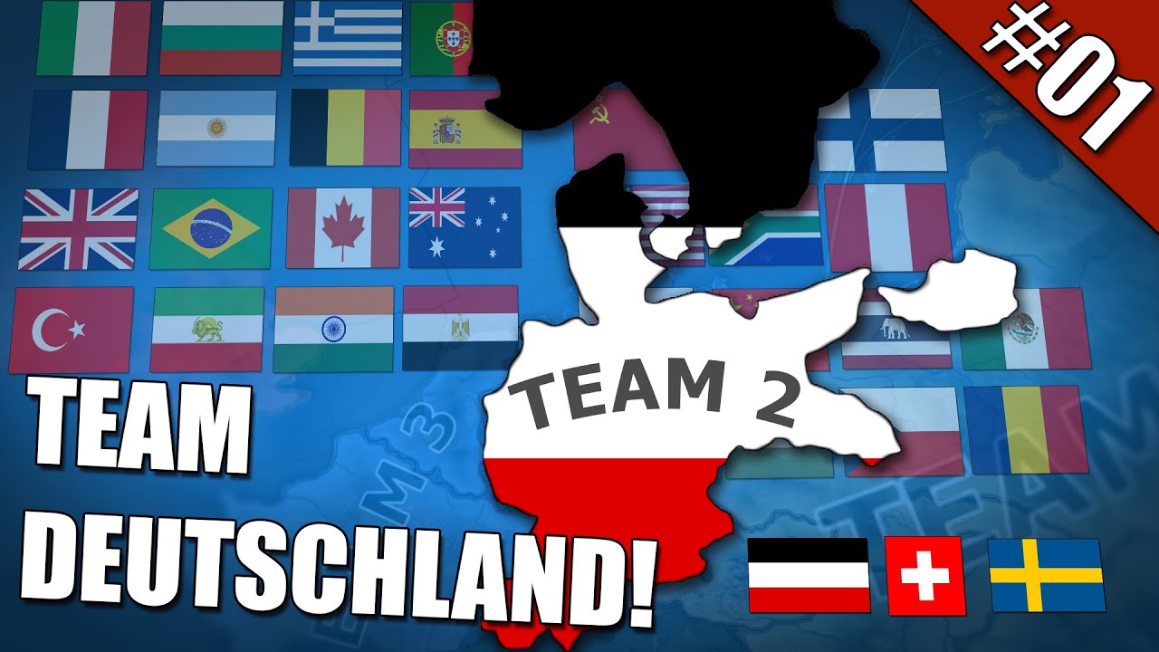40 Spieler Multiplayer mit Deutschland! (Team Event) | Hearts of Iron IV (Deutschland) #1