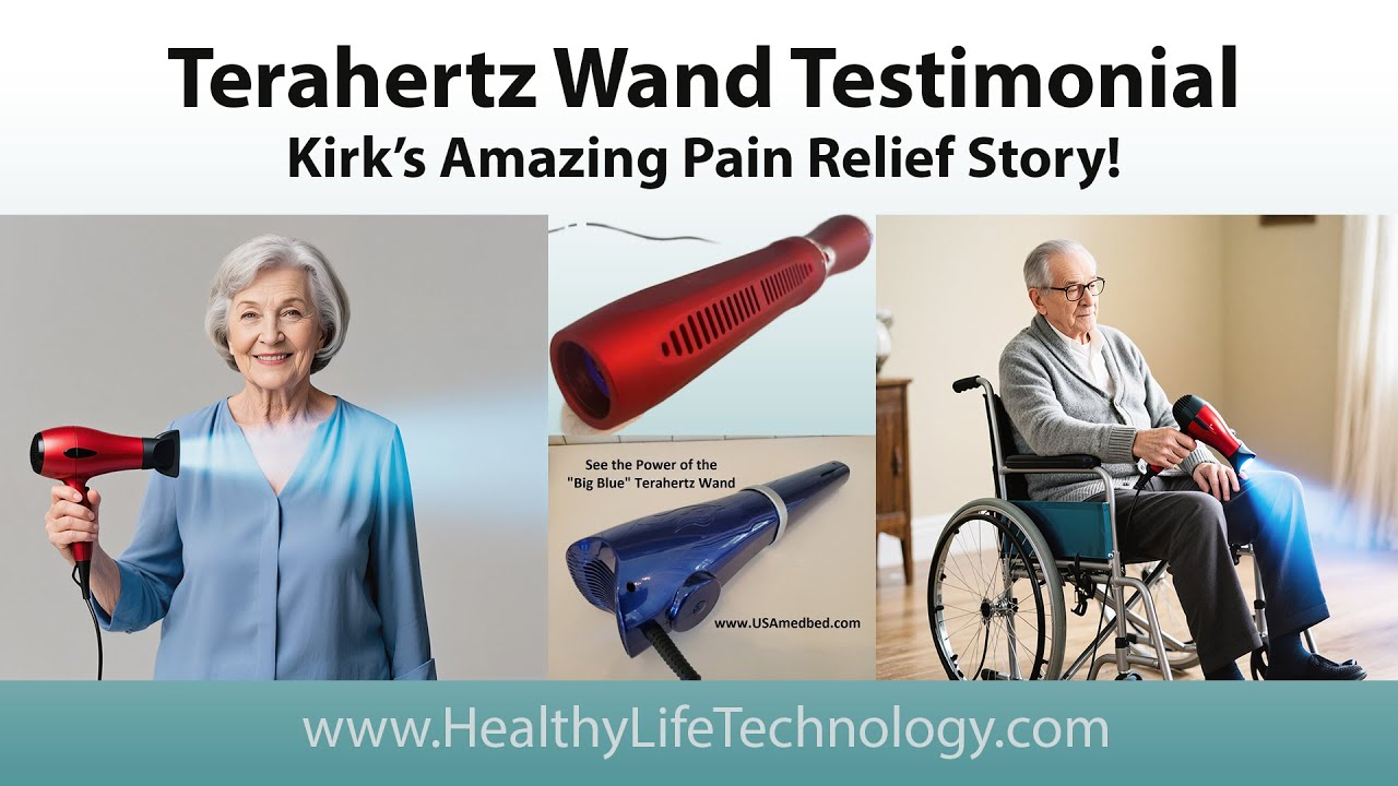 Terahertz Wand Testimonial 💥 Kirk’s Amazing Pain Relief Journey | Real Results Frequency Healing!