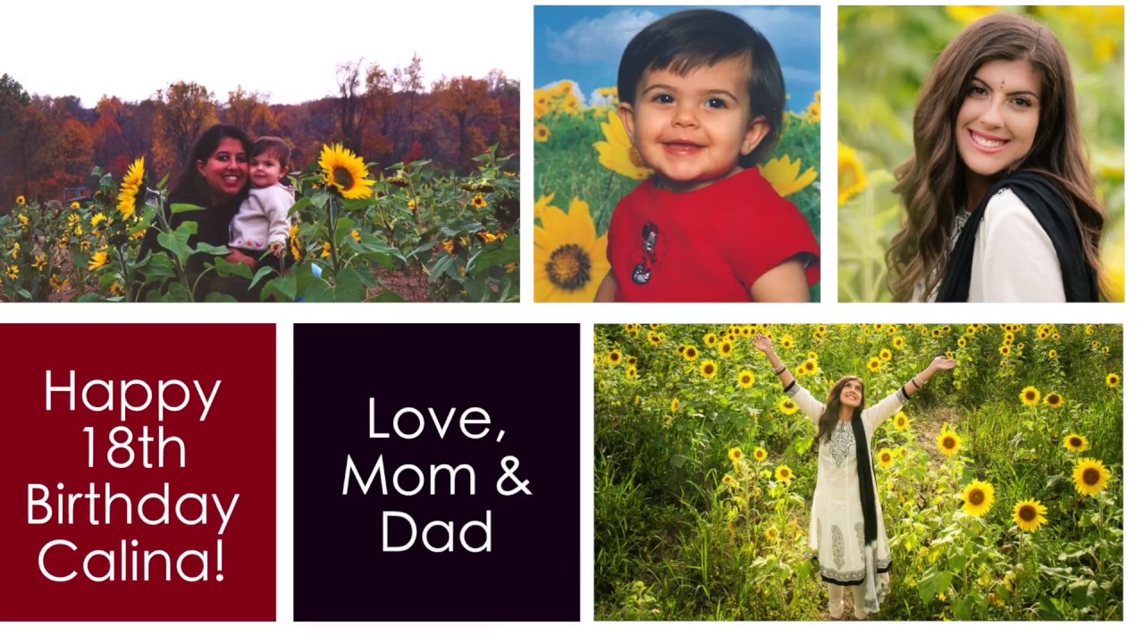 Calina's 1st Birthday Memories