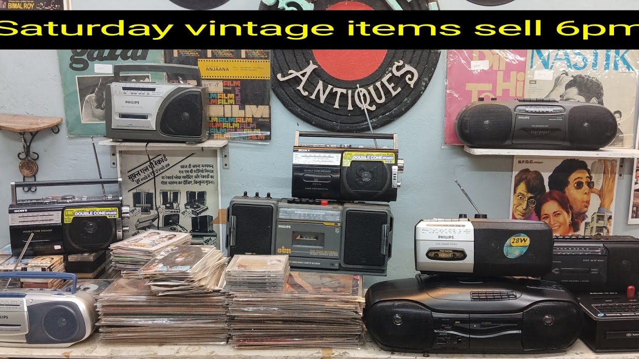 January 17 Saturday 6pm vintage items sell | sony CFM -S1MK2 | 7017955609