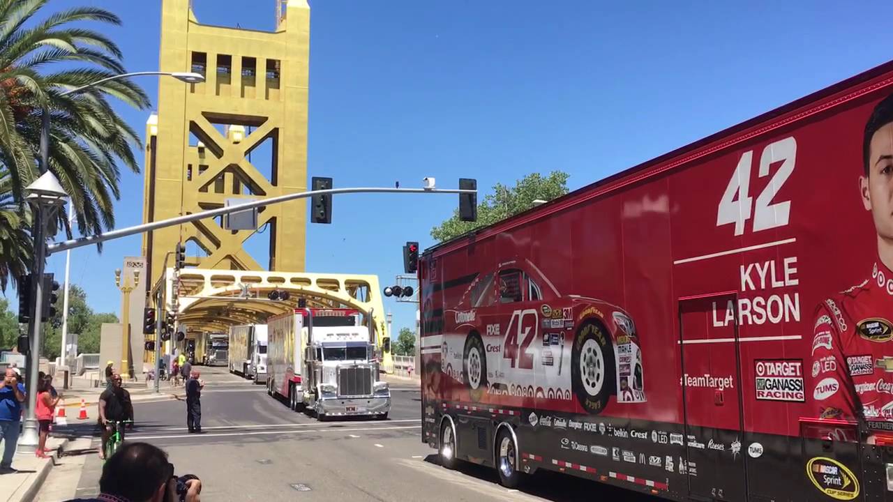 2016 Sacramento NASCAR hauling parade Part 2