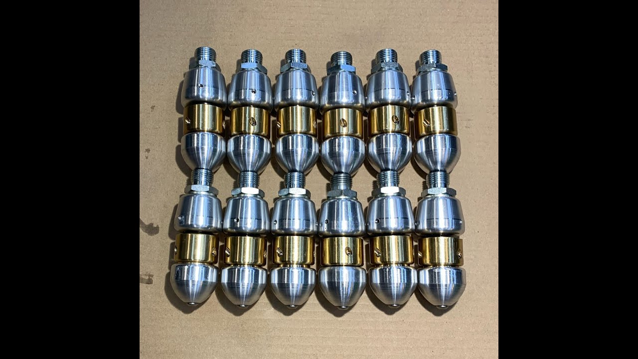 Jetter Conversions Spinning Nozzle Drain Cleaning