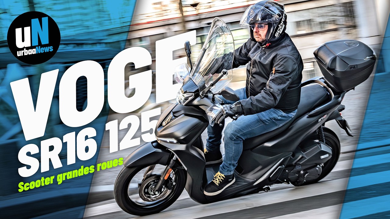 Essai Voge SR16 125 : le scooter urbain ultra équipé ?