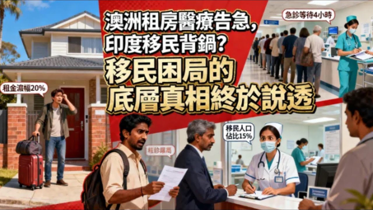 #澳洲移民數據揭密 印度移民主導增長，十年打破多元平衡