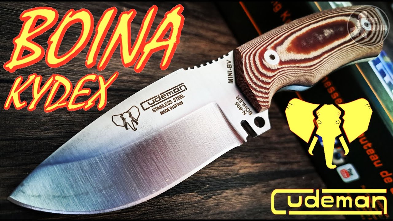😍❗UN CUCHILLO INCREIBLE DE CUDEMAN❗ BOINA VERDE MINI FUNDA KYDEX UN CUCHILLO VERSATIL DE CALIDAD