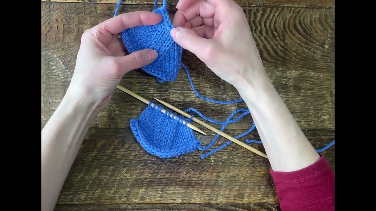 Knitting tutorial - Alternative SSK decrease to match K2tog decrease