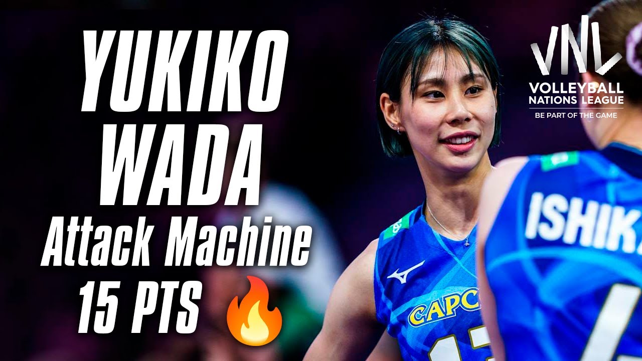 WADA  ON 🔥 | Yukiko Wada Highlights vs Turkiye 🏐 | VNL 2025 Women&rsquo;s Volleyball Nations League